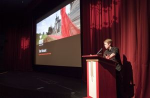 Film Festival March 25 2011 Pictureville Tom Vincent introducing Jasper Sharp image 2 sm.jpg